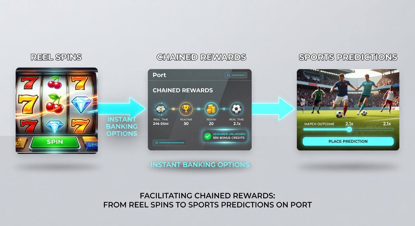 App-Oberfläche zeigt nahtlosen Übergang von Slot-Boni zu Sportwetten mit Echtzeit-Zahlungen